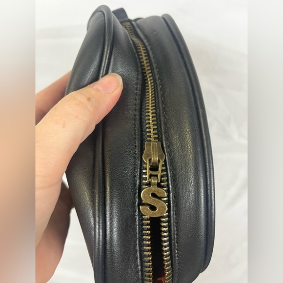 Desigual Women’s Black Leather Embroidered Medallion Crossbody+ Matching Wallet - Picture 6 of 10